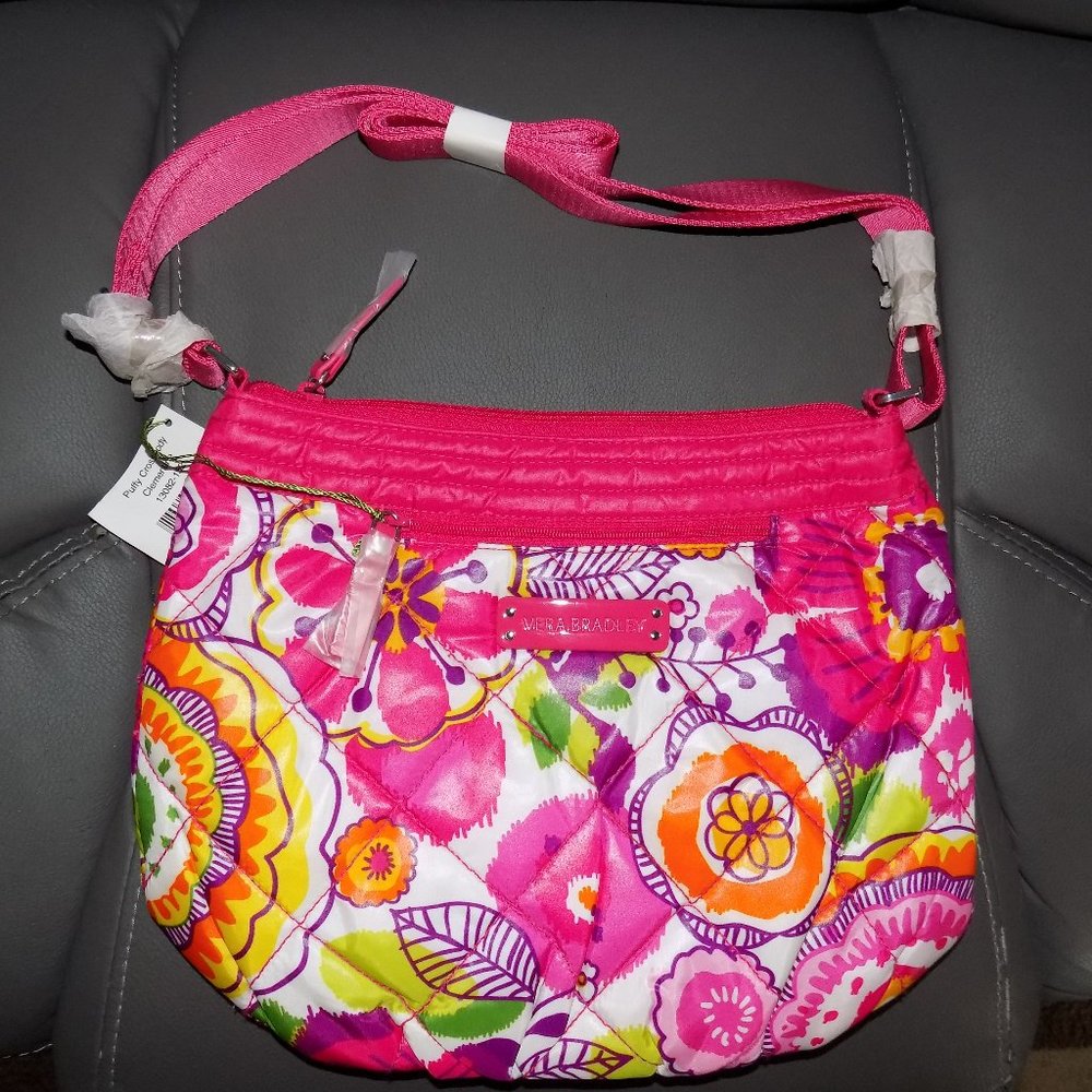 VERA BRADLEY "CLEMENTINE" PUFFY CROSS BODY BAG NEW